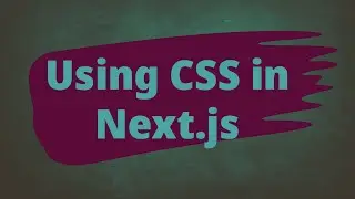 How to Use CSS in Next.js