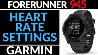 Turn On / Off Heart Rate Monitor - Garmin Forerunner 945 Tutorial