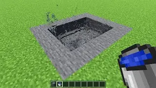 Minecraft, WATER BUCKET REALISTIC!!