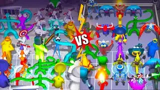 Merge Monster Rainbow Friends Vs Merge Color Friends Mods, Merge Battle Gameplay