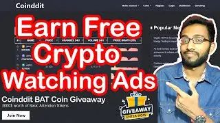 Earn Free Crypto Currency by Simple Tasks (3000$ BAT Giveaway) - Coinddit Airdrop