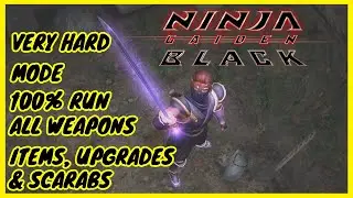 Ninja Gaiden Black - Very Hard 100% Run: All Items, Weapons, Secrets, Upgrades and Scarabs.