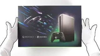 Xbox One X TACO BELL Limited Edition Unboxing! (Eclipse Console Bundle) Battlefield V Katana