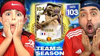 104 VİEİRA TOTS GELDİ 😱 103 GEN ? OĞLUM CİHANGİR İLE EA FC MOBİLE 24 PAKET AÇILIMI !