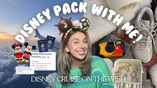 PACK AND PREP FOR DISNEY WORLD - DISNEY CRUISE 🚢 🌊 Disney outfits, what I’m packing, plans & more!
