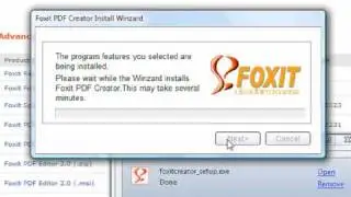 Foxit PDF Creator Installation and Registration