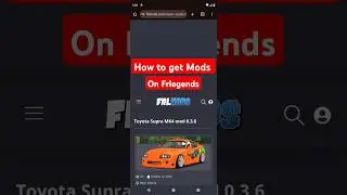 How to get Mods on frlegends in under 20 seconds! 