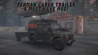 SnowRunner Mod Review | Penman Cargo Trailer - A Must Have Mod!