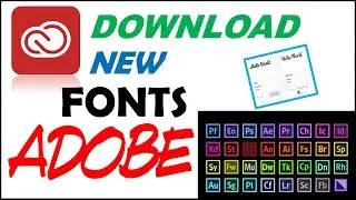 How to Download Fonts in Adobe Cloud