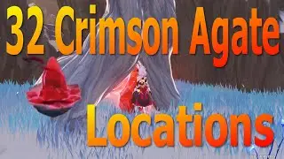 Crimson Agate Locations Dragonspine Genshin Impact