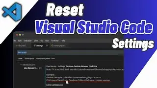 How To Reset VSCode Settings (2024) | Reset Visual Studio Code Settings