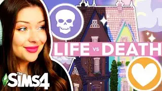 Building LIFE AND DEATH Houses in The Sims 4