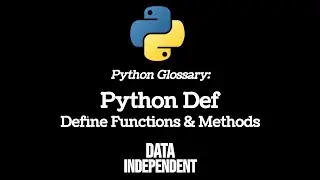 Python Glossary: Def