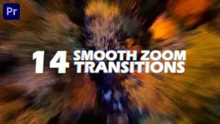 14 Free Zoom Transitions for Premiere Pro | Adobe Premiere Pro 2023 Preset Pack