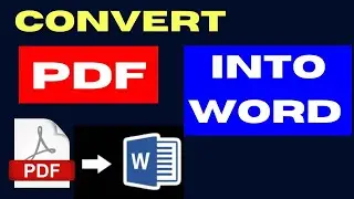 Convert PDF into Editable Word document on Windows 11 / 10