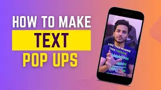 How to Add AI-Generated Text Pop Ups Animation to YouTube Videos | Captions App Tutorial