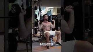 Как накачать плечи? Жим сидя.