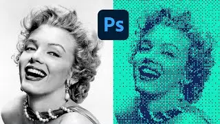 Photoshop Tutorial ｜How To Convert An Image To Bitmap Effect?Photoshop tutorial for beginners.