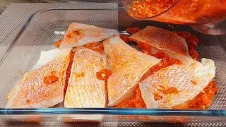 Нежнейшая Рыба под Маринадом, вкуснота невероятная! Такую вкусную РЫБУ я ещё не ел!