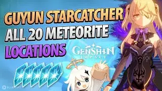 Genshin Impact Event 1.1 All Meteorite Shards Locations Guyun Starcatcher