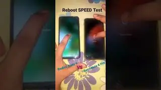 Redmi Note 8 Pro VS Redmi Note 9 Restart Speed Test 