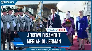 Jokowi Tiba di Jerman Disambut Meriah Warga Indonesia