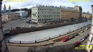 LIVE CAMERA Griboedov Canal St. Petersburg Russia. Канал Грибоедова Санкт-Петербург