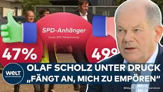 OLAF SCHOLZ: "Frage erweckt falschen Eindruck" Umfragedesaster? Kanzler rechnet mit zweiter Amtszeit