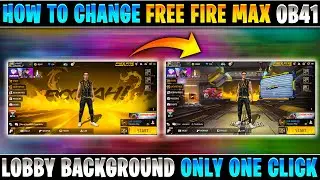 How to change free fire max lobby background | Free fire max background kaise change kare