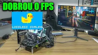 TESTEI O PROGRAMA LOSSLESS SCALING, QUE DÁ MUITO FPS EM QUALQUER PLACA DE VÍDEO!