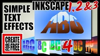 Inkscape Mountain Text Effect