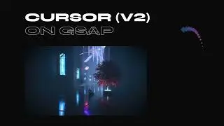 Custom cursor on GSAP (v2) gsap animation | HTML, CSS & GSAP