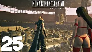 Final Fantasy VII Remake INTERGRADE. Прохождение. Часть 25 (Поднимаемся до главного здания Синры)