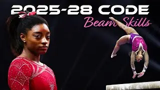 The Most Difficult BEAM SKILLS in the 2025-28 Code of Points