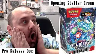 Opening a Stellar Crown Pre-Release Box! - Pokemon TCG