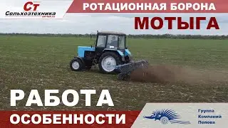 Борона мотыга Попова | Как и когда работать ротационной бороной