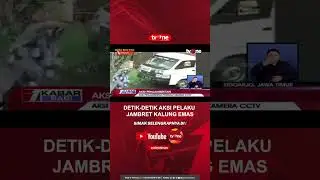 Terekam CCTV, Aksi Pelaku Jambret Kalung Emas #tvOne #tvOneNews #Shorts