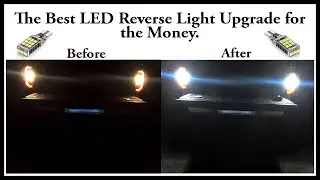Best LED Reverse Light Upgrade for the money, Now I can see backing up at night.