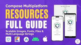 How To Share Resources In Compose Multiplatform | KMP Images, Fonts, Files & Multi Language Strings