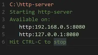 How to Set Up a Local HTTP Server (Node.js)