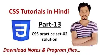 CSS tutorial for beginners || CSS Practice set-02 Solution || Part-29