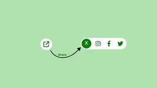 Animated Share Button Design Using Html Css And Javascript