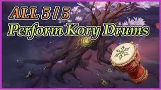 How to Play 5 Kory Drums | Awakening's Real Sound - World Quest | Version 3.6 Guide | Genshin Impact