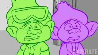 Defending the Baby Brother - TROLLS TALES OF THE BAND ANIMATIC