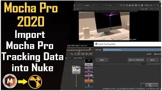 MOCHA 2020 - Import Mocha Pro Tracking Data into Nuke || mocha to nuke II mocha tutorial