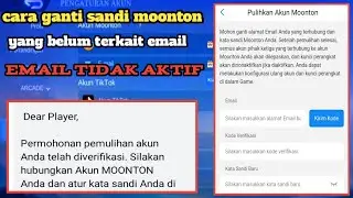 cara ganti sandi akun moonton tanpa email pemulihan terbaru 2023