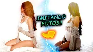 Imitando FOTOS de GESTANTES!