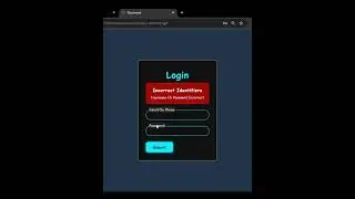 How to make validate Login form using Html Css & javascript (with free source code) #design #css