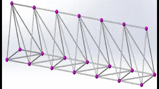 Геометрическое построение фермы в Solidworks