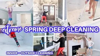 EXTREME DEEP CLEAN WITH ME | SPRING CLEANING 2023 | SPEED CLEANING MOTIVATION | JAMIE'S JOURNEY